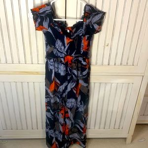 plant theme jumpsuit